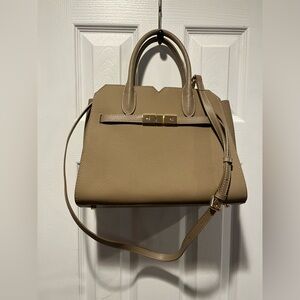 Zooler Leather Stylish Tan Satchel Bag